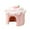 Pink S, variant on DOLITY Guinea Pig Hideout Bedding Sleeping Hamster House for Chinchilla Ferrets Rat Blue Medium