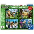 thumbnail image 1 of Jigsaw Puzzle Ravensburger Minecraft 4x100 Pieces Pack, 1 of 6