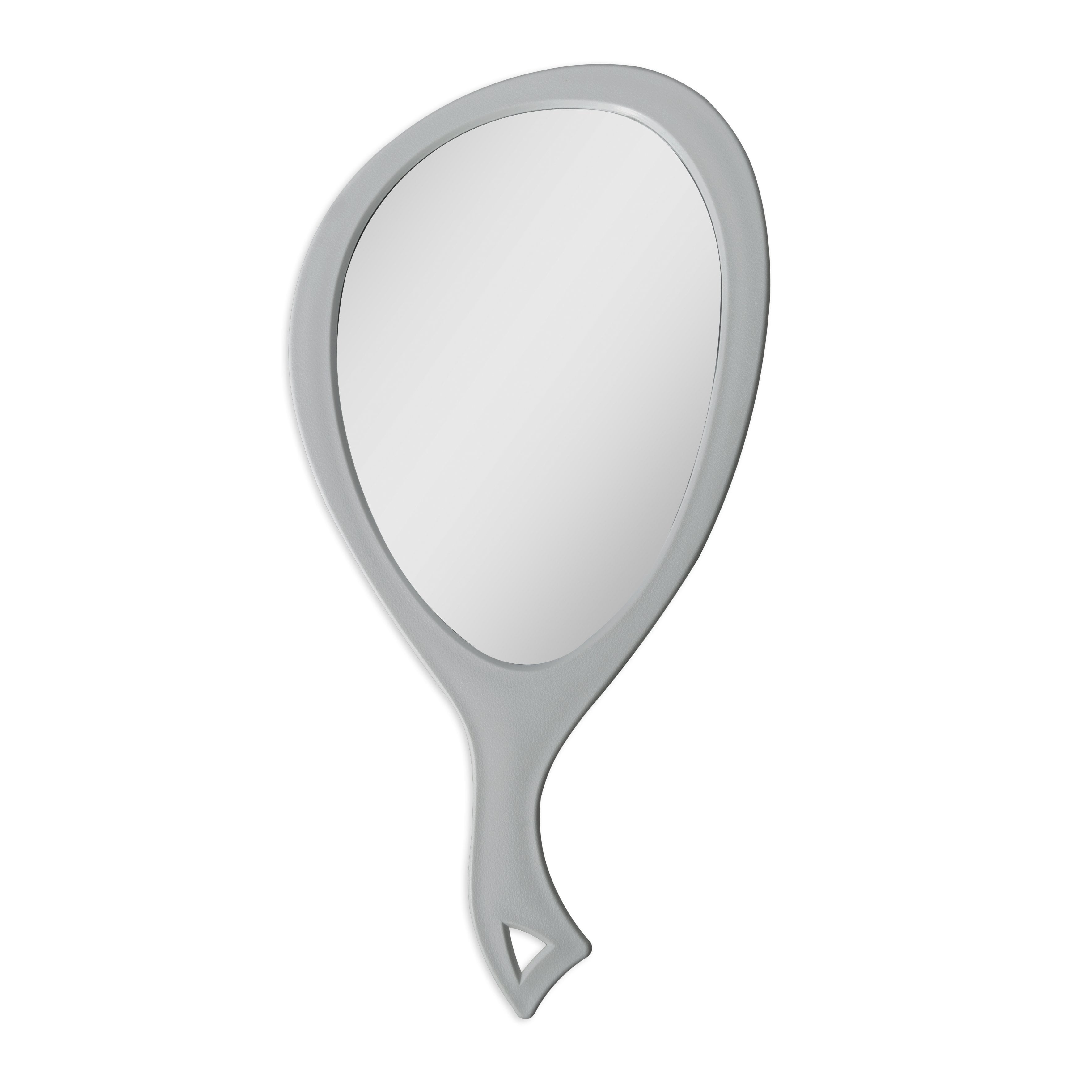 Zadro 8"x11.5" Teardrop Handheld Mirror, 1X Magnification Optical Glass