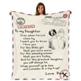 Shpwfbe Room Decor Throw Blanket Comfortable Wrap Blanket Letter