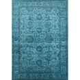 thumbnail image 1 of Ahgly Company Indoor Rectangle Mid-Century Modern Blue Oriental Area Rugs, 3' x 5', 1 of 6