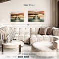 thumbnail image 3 of Elephant Stock Sunset Jetty Wall Art - Horizontal Canvas Wall Art - Living Room Wall Decor - Nautical Canvas - Brown And Beige Decor By Danita Delimont - 36" x 24", 3 of 4