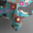 thumbnail image 5 of Bernese Mountain and Flower Square Tablecloth,Waterproof Square Table Cover,Wipeable Spillproof Washable Table Cover for Home Kitchen Party Decor 42"X42"(107x107cm), 5 of 6