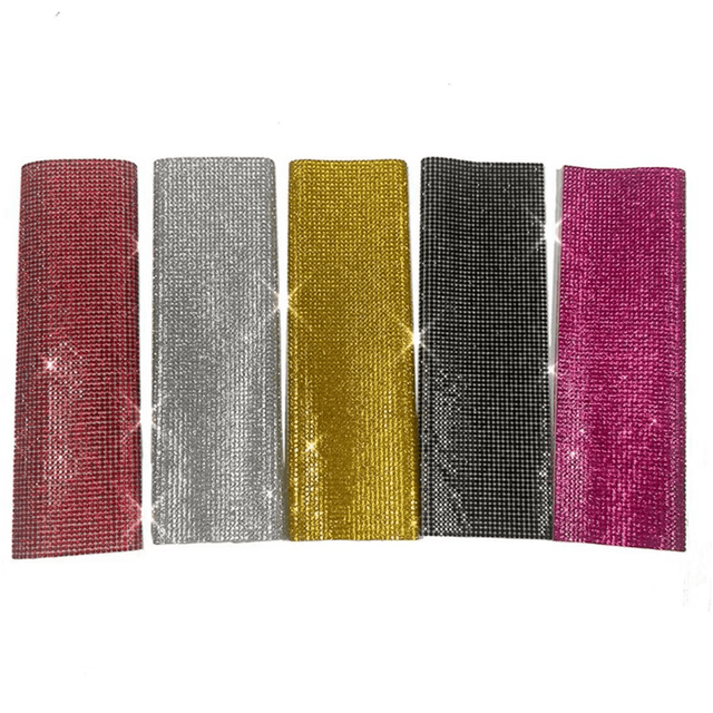 Mic Handle Cover,Sparkly Bling Rhinestones Mic Handle Sleeve for &TV Show,for Most Wireless Microphones, Multicolor