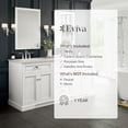 thumbnail image 7 of Eviva Epic Transitional White Bathroom Vanity, 7 of 7
