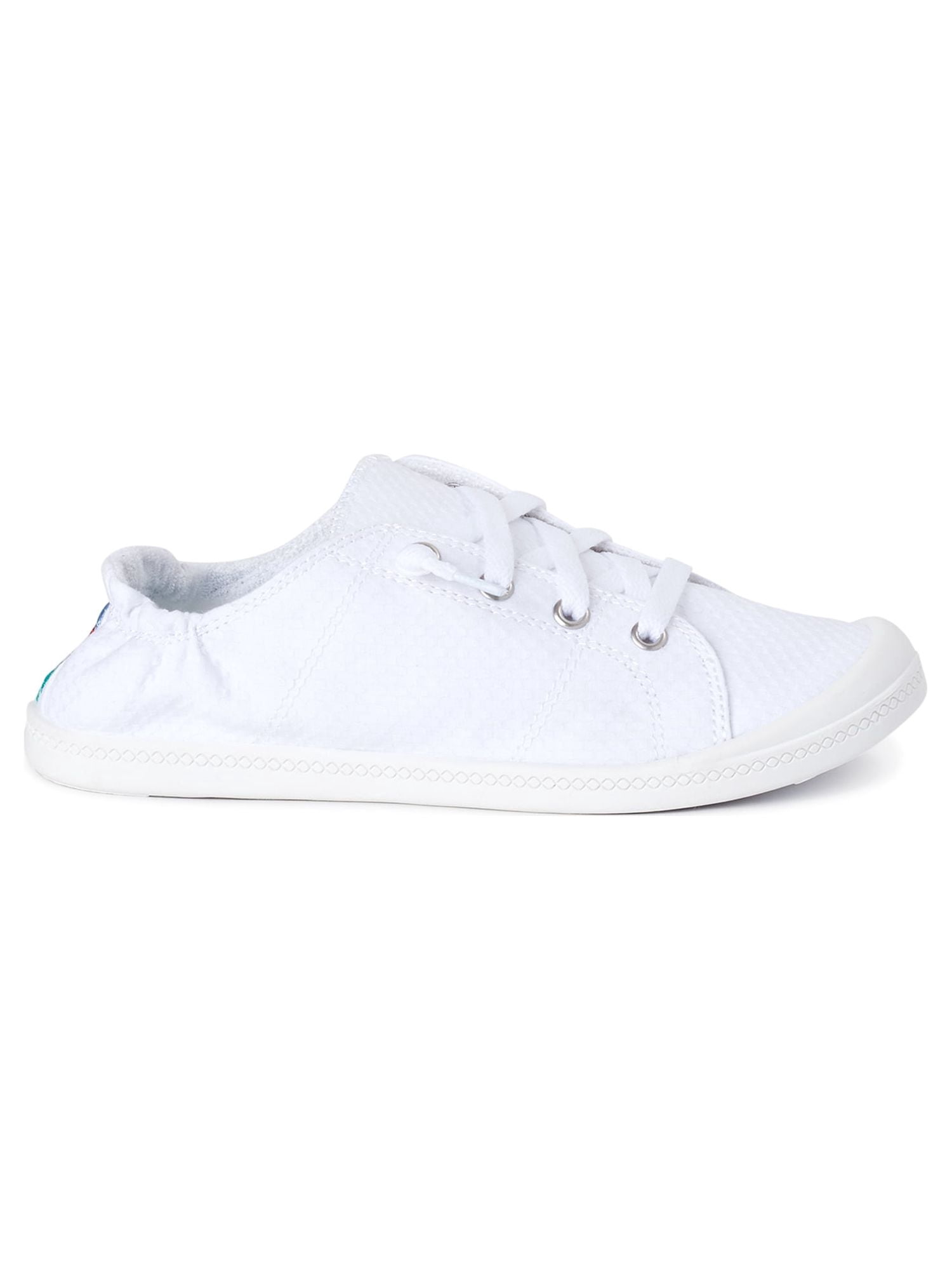 Time and Tru Women's Scrunch Back Slip On Sneakers, Sizes 7-12, Wide Width Available
