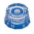thumbnail image 1 of Bouton de Volume Multicolore pour Guitare Électrique Lp, Chapeau de Contrôle de Vitesse, Bleu, 1 of 7