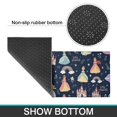 thumbnail image 6 of Dark Blue Little Princess Pattern Kitchen Rugs Sets Of 2,Anti Fatigue Kitchen Mat Rugs Non Slip Washable,Decorative Kitchen Floor Mats for Kitchen,Sink,Laundry,17"x30"+17"x47", 6 of 7