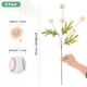 thumbnail image 3 of Uxcell 6 Paquetes de Flores de Bola de Crisantemo Artificial 20.08 pulgadas 5 cabezas Ramo de Crisantemo de Seda Rosa Claro, 3 of 6