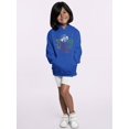 thumbnail image 2 of Colorful Sid the Science Kid - Themed Retro Neon Character Graphic Youth's Hoodie, 2 of 4