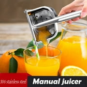 Handheld Manual Fruit Juicer Stainless Steel Detachable Citrus Lemon Orange Hand Squeezer Large Capacity for Kitchen New