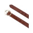 thumbnail image 2 of CTM  Croc Print Center Bar Buckle Belt (Women), 2 of 3