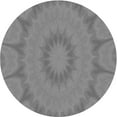 thumbnail image 1 of Ahgly Company Indoor Square Patterned Smokey Gray Area Rugs, 3' Square, 1 of 6