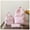Pink, variant on 3PCS Backpack for Gi"rl"s, Back to School Gifts, Lightweight Gi"rl"s Bow Backpack with Bow, Schoolbag Merchandise for Students and Fans (Purple Bow)