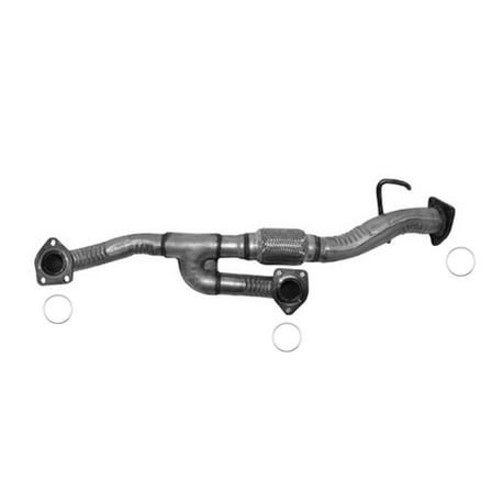 for Accord V6 2008-2012 Engine Y for Flex Pipe Joint Kit - OE for Fit Front Lower 93121-9080-8762 Uncoated Stainless Steel/Gasket Set