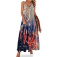 thumbnail image 1 of Vestido sin mangas Red Glare de By the Rockets Vestido de verano para mujer Vestidos con mangas largas Vestidos de verano para mujer, 1 of 7