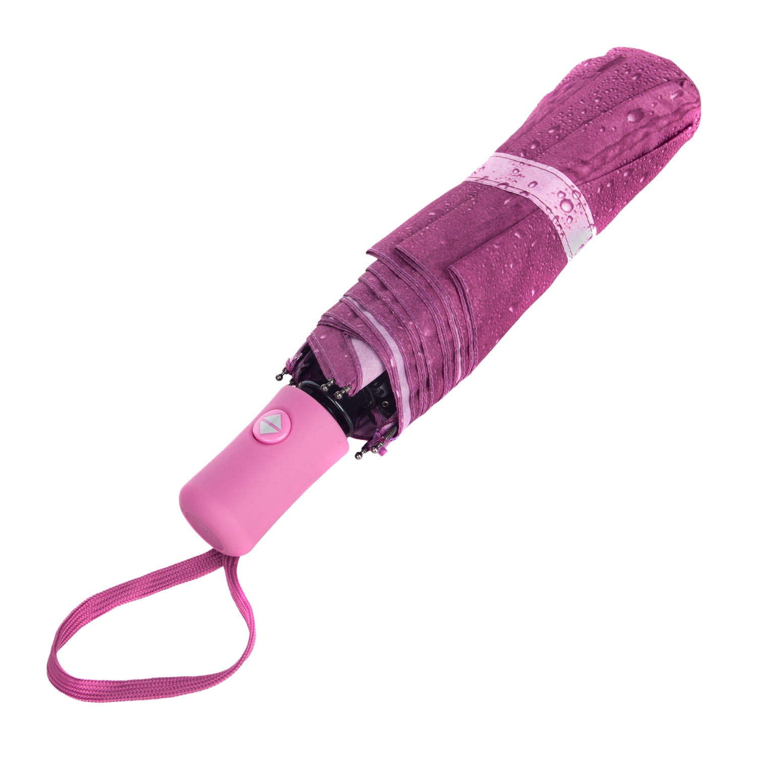 Raindrop Design 8 Frame Weather Resistant Automatic Umbrella