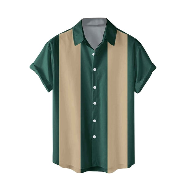 Playeras Algodon Para Hombre, Camiseta Informal De Verano A La Moda Para Playa, Con Estampado Digital 3D, Solapa Con Botones, Manga Corta, 105