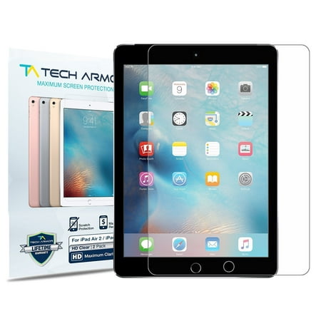 Tech Armor iPad Air Screen Protector, High Definition HD-Clear Film Screen Protector for Apple iPad Air/Air 2/NEW iPad 9.7 (2017) (Best Ipad Air Screen Protector Review)