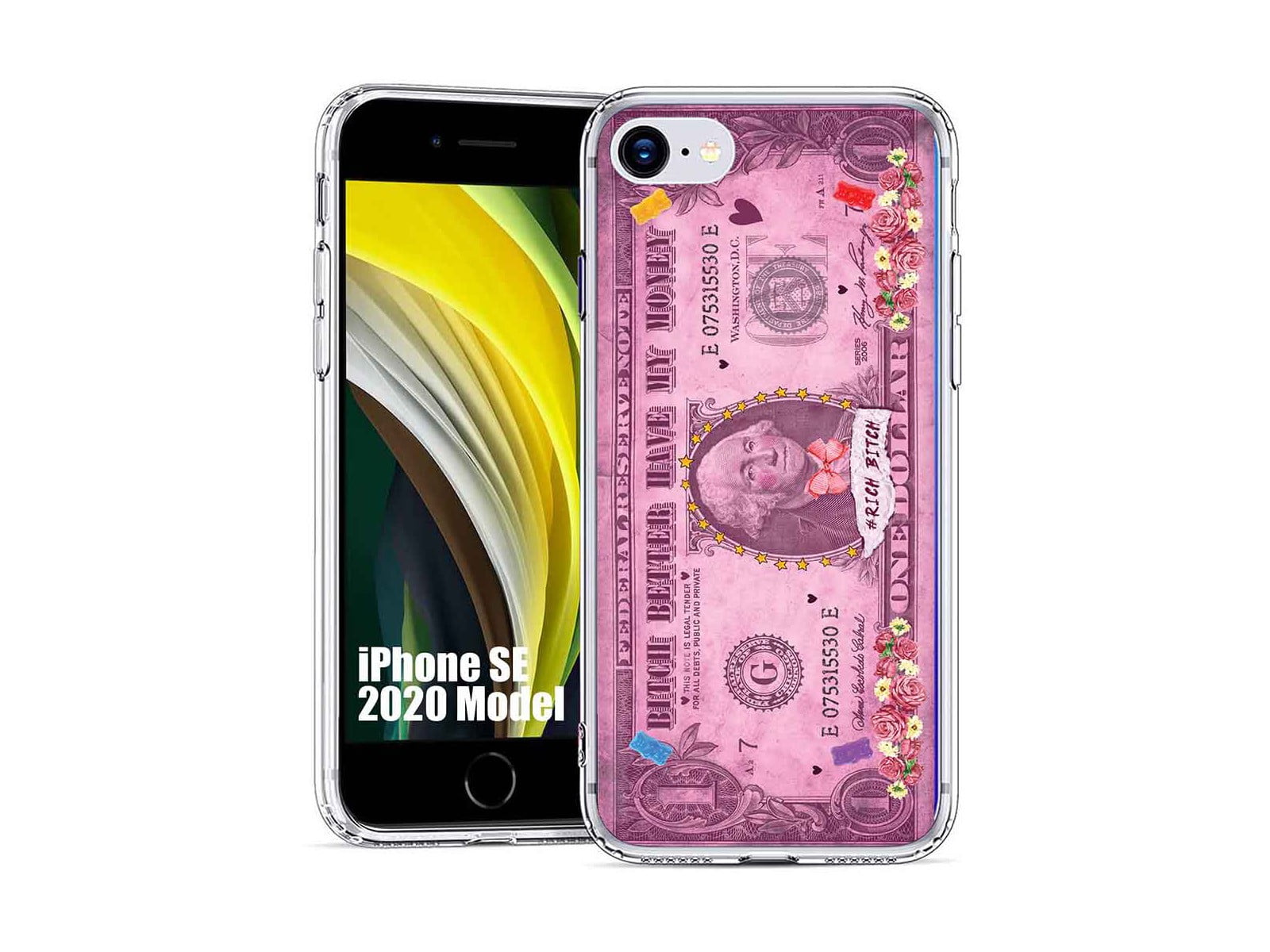 Talkingcase Tpu Phone Case Cover For Apple Iphone Se 7 8 Ostrich 1 Print Designed In Usa Walmart Com