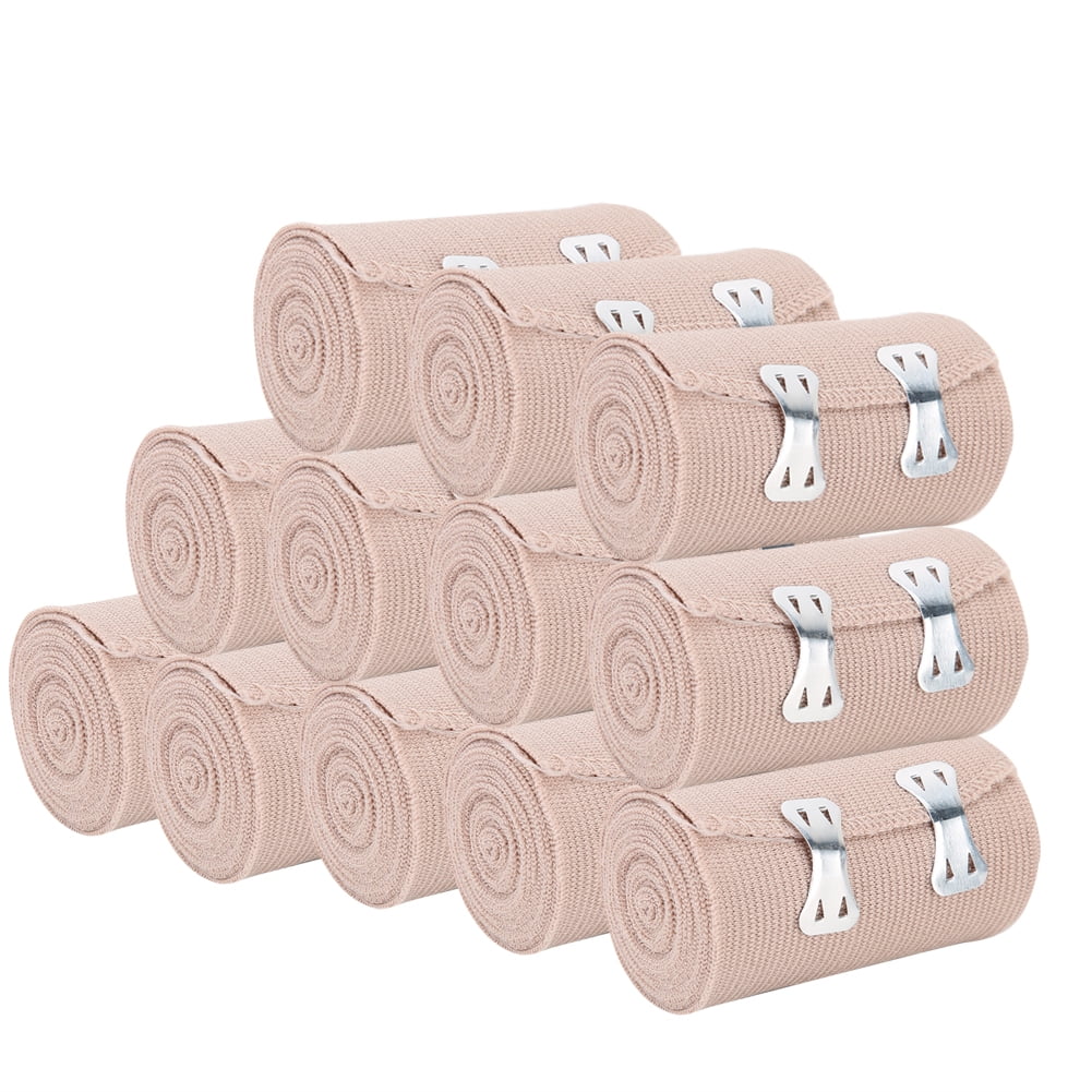 Fascia elastica per lo sport, bendaggio a compressione elastico, 2 pezzi (7,5 cm x 4,5 m