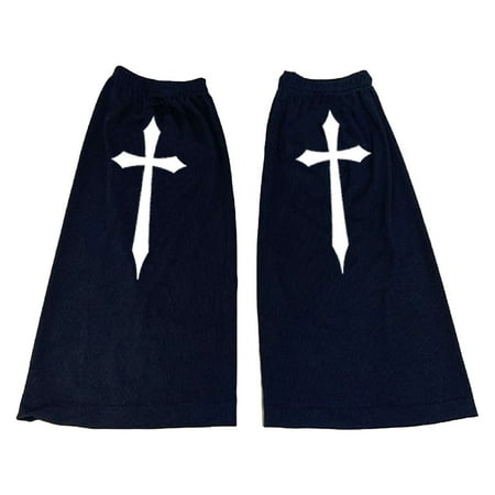 

LINASHI Leg Warmers Women Leg Warmers Gothic Solid Color Autumn Winter Elastic Top Opening Thick Leg Socks for Daily Wear