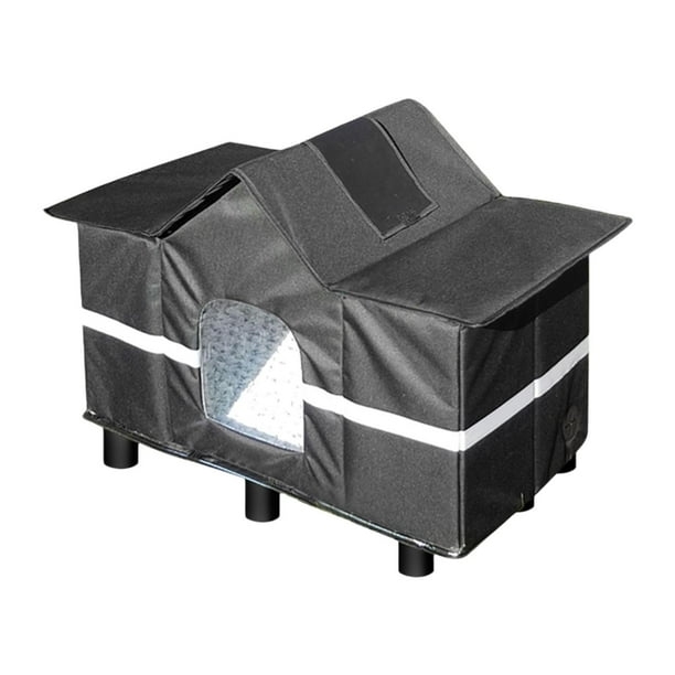 Casa para mascotas al aire libre, caseta para gatos, refugio cálido para gatos, nido para perros, caseta amplia para invierno, cama para mascotas,