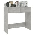 thumbnail image 2 of vidaXL Desk Concrete Grey 80x40x75 cm Engineered Wood, 2 of 4