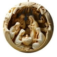 thumbnail image 2 of KCEHTA Nativity Scene Ornaments for Christmas Tree, Nativity Christmas Ornaments, Nativity Scene Christmas Ornaments, Christmas Tree Hanging Decorations for Home Party, 2 of 7