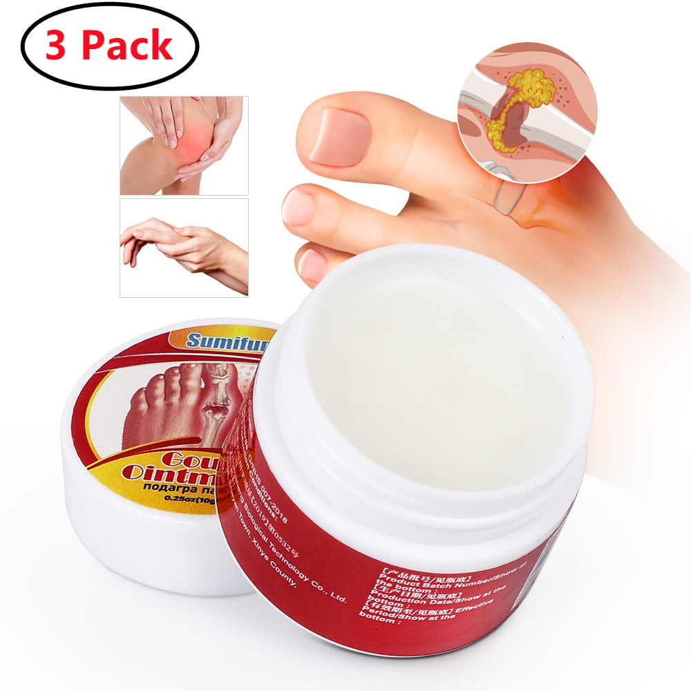 3 Pack Gout Cream for Gout Pain Gout Attacks and Gout Flare Ups