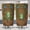 Brown, variant on Frog Tumbler 20oz with Lid Retro Floral Art Gift for Women and Men