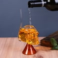 thumbnail image 2 of Skull Cocktail Glasses, 6.7oz Vampire Wine Glass Cup With Built-in Straw Novelty Whiskey Cup Mugs for Wine Champagne Juice Home Bar Party, 2 of 9