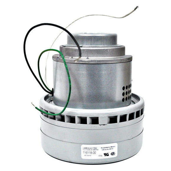 Ametek Lamb 7.2 Inch 120 Volt B/B 3 Stage Peripheral Bypass Vacuum Motor 116118-00