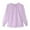 Light Purple, variant on GUNIA Girls Long Sleeve Shirts Casual Solid Color Crewneck Basic Ruffle Kids Spring Fall Tops Toddler Tees Black 6-7 Years