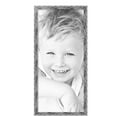 thumbnail image 2 of ArtToFrames 16" x 35" Hammered Steel Metallic Picture Frame, 16x35 inch Silver Wood Poster Frame (WOM-5264),  Pack, 2 of 7