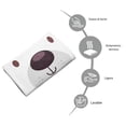 thumbnail image 5 of Cobija Manta Frazada Juana Gallo Diseño de Oso Polar Ultra Suave y Ligera, 5 of 5