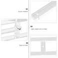 thumbnail image 2 of OUNONA 1Pack Wall Mounted Display Easel Plate Acrylic for Household Items, 2 of 7