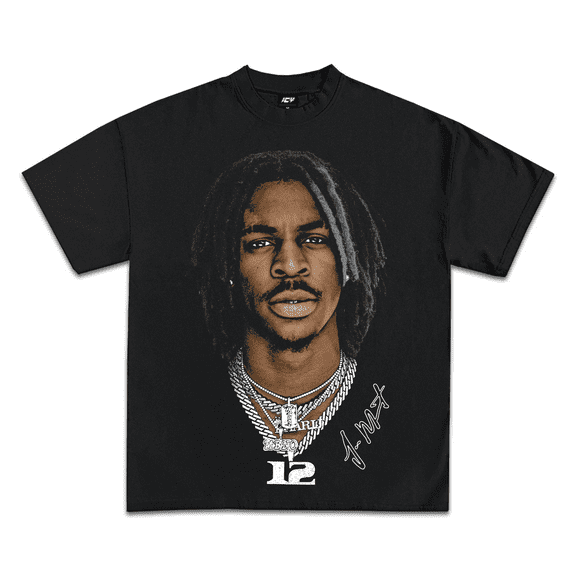 Ja Morant Icy Exclusive Graphic T Shirt Tee Unisex, Color: Black, Size: S