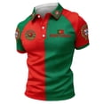 thumbnail image 3 of 2026 Soccer Cup Jersey for Men, Polo Collar Short Sleeve Portugal Flag Crest Graphic Top - Breathable Fan Shirt for Match Day & Casual Wear Yellow S, 3 of 4