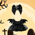 thumbnail image 5 of Cute Halloween Bat Dress for 6 3/4 Inch Dolls - 1 Piece Outfit for Collectors and Dress Up Fun (Doll Not Included) - Black, 5 of 6