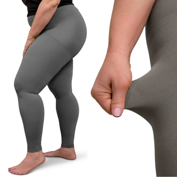 ABSOLUTE SUPPORT Plus Size Medical Compression Leggings 20-30mmHg