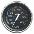 thumbnail image 1 of Faria Beede Instruments 33704 4 in. Black Stainless Steel Speedometer - 60MPH Mechanical, 1 of 2