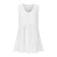 thumbnail image 7 of fatyb Womens Tank Tops V Neck Sleeveless Eyelet T Shirts Flowy Summer Beach Vacation Blouses for Women, 7 of 7