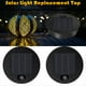 thumbnail image 2 of Tapa de Linterna de Panel Solar LED Superior de Repuesto de Luz Solar de 2 Piezas para Linternas Colgantes Al Aire Libre IP65 A Prueba de Agua, 2 of 5