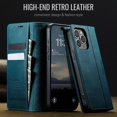 thumbnail image 4 of Compatible with iPhone 15 Pro Mobile Phone Case CASEME 033 Series RFID Wallet Holder Calfskin Mobile Phone Case, 4 of 5