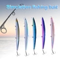 thumbnail image 2 of 18cm/7.09 Plastic Hard Bait Fishing Lure Crankbait for Angling, Long Strip Design, Suitable for the Whole Water Area, 2 of 8