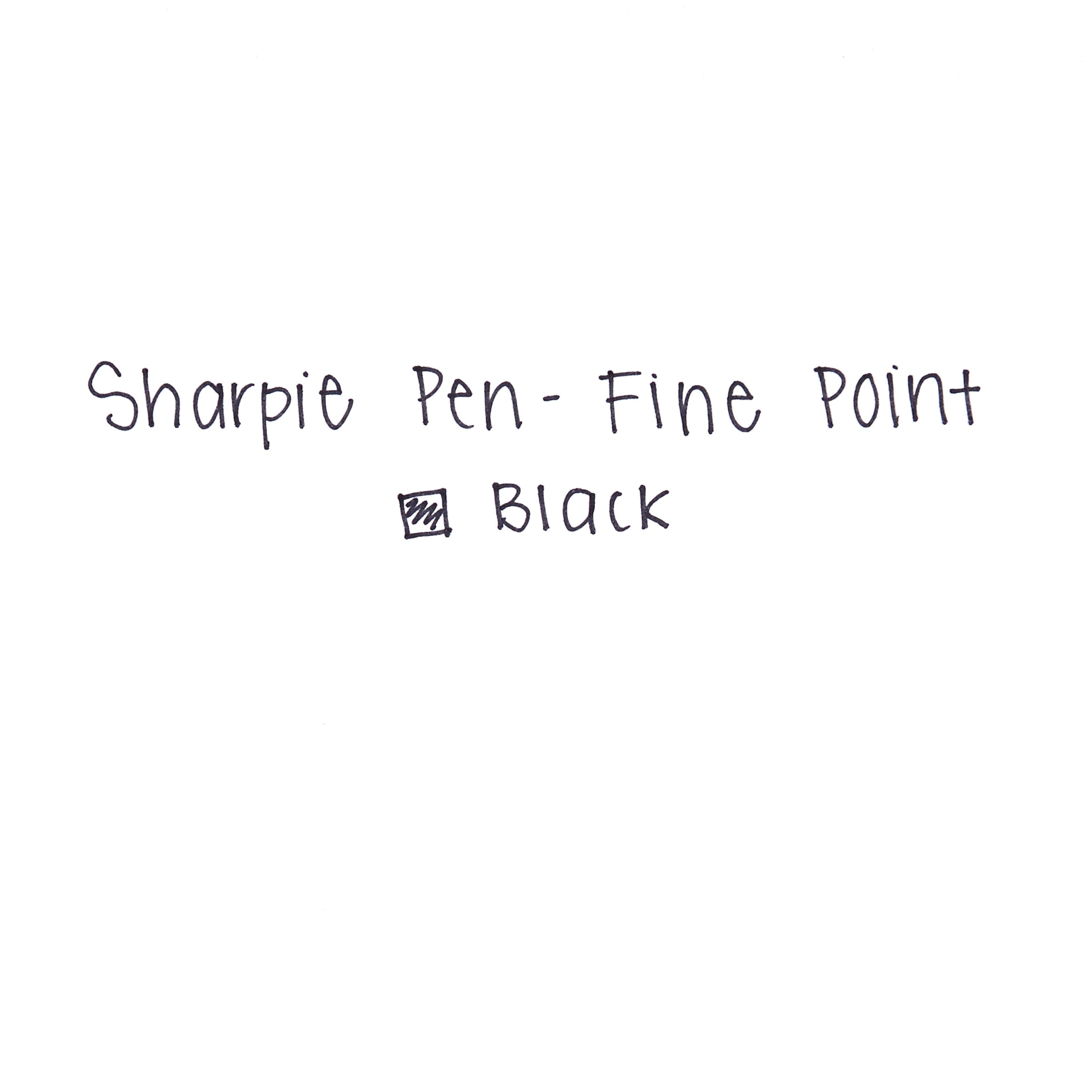 Fry’s Food Stores - Sharpie Pen. Felt Pens Fine Point Black Ink 4 Pack  (1742661) 730419, 1