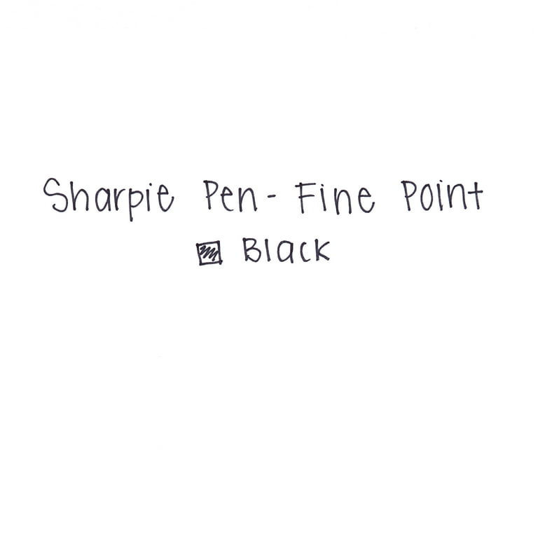  SHARPIE Felt Tip Pens, Fine Point (0.4mm), Black, 12