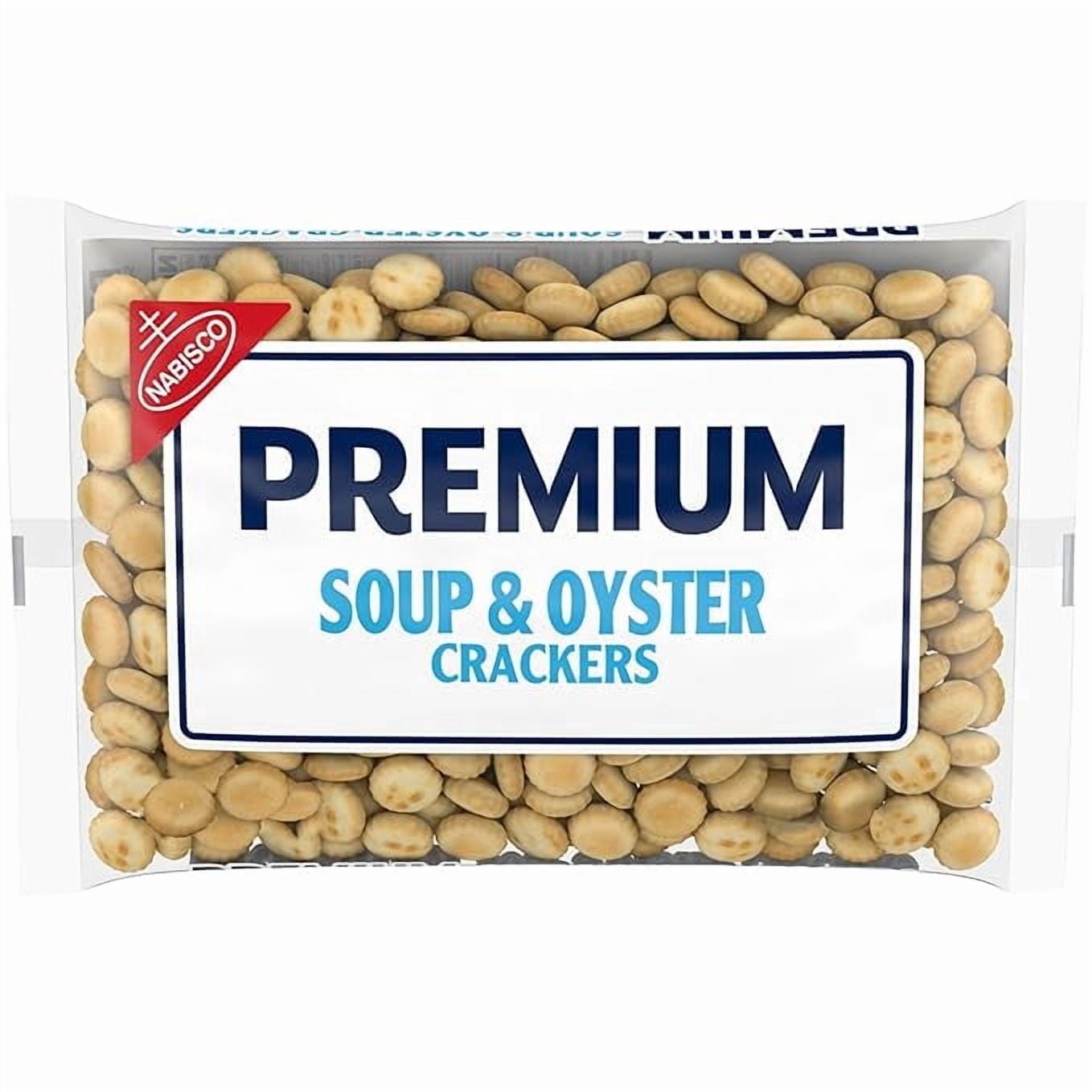 Pack of 1 Premium Original Soup & Oyster Crackers, Lunch Snacks, 9 oz