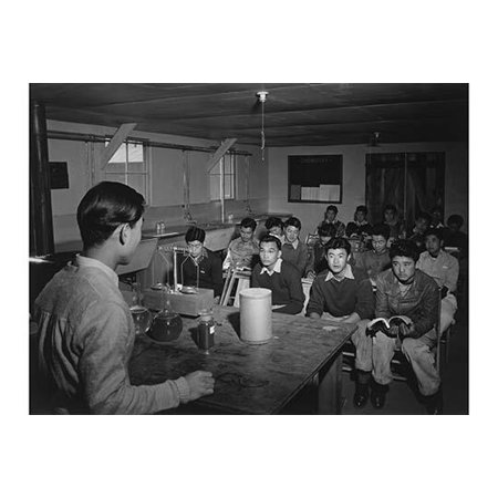 Students seated in a classroom laboratory watching instructor at front of room  Ansel Easton Adams was an American photographer best known for his black-and-white photographs of the American West  (Best Colors For Classrooms)